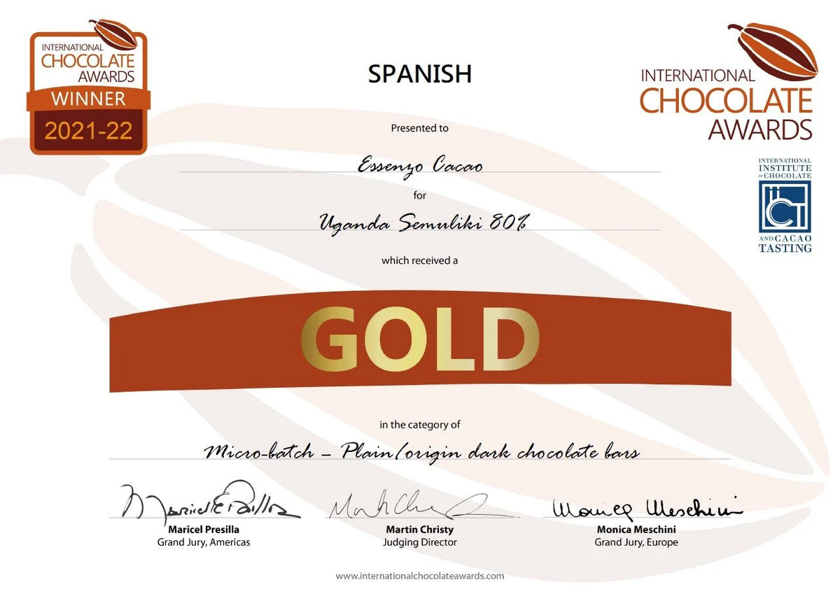 ¡Ganamos el Oro de España en los International Chocolate awards! 