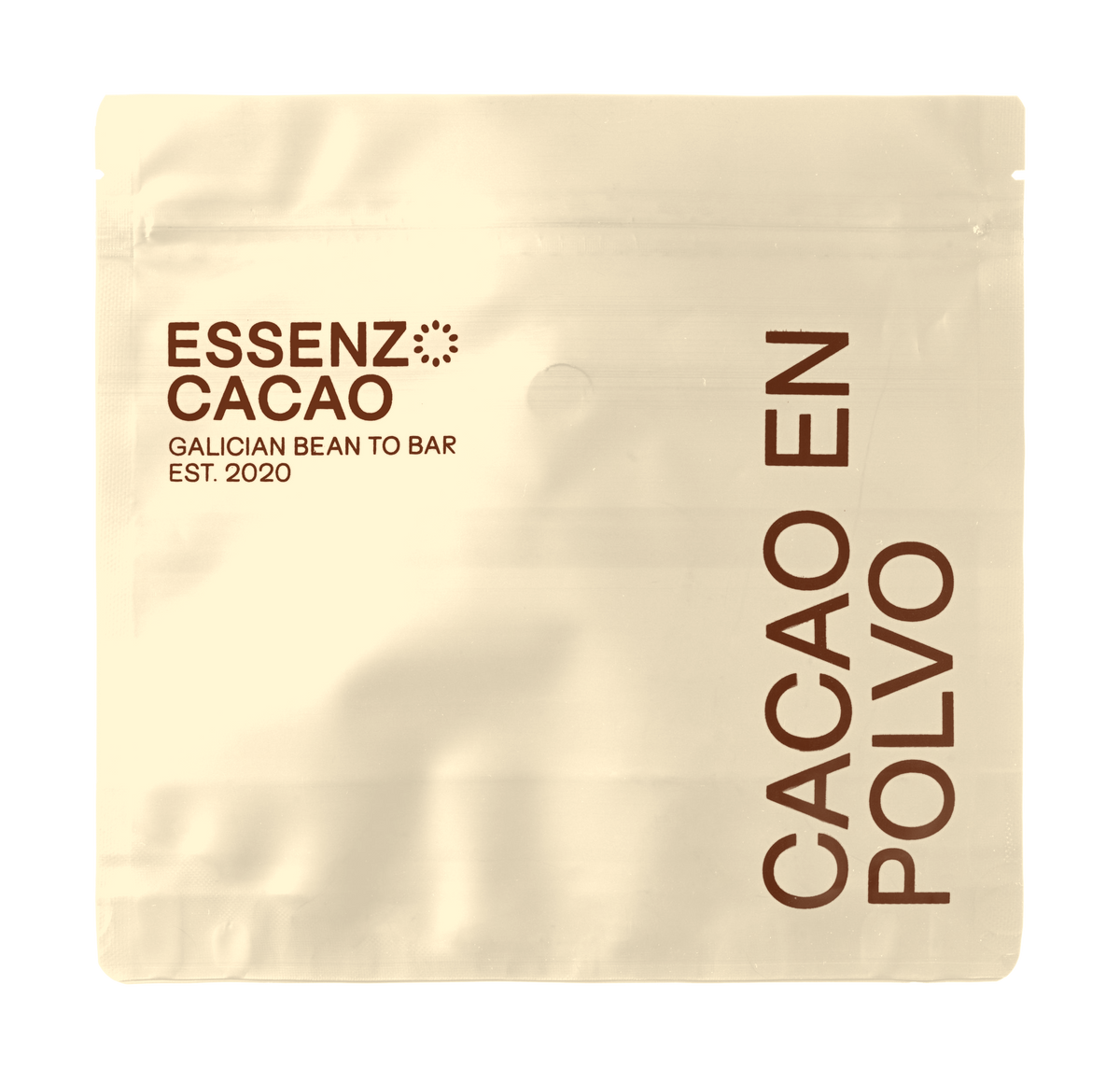Bolsa de cacao en polvo puro 100% sin azúcar de República Dominicana, Essenzo Cacao